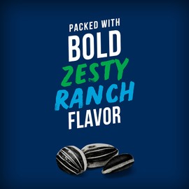 BIGS Sunflower Seeds Slammer, Hidden Valley Zesty Ranch Flavor, 2.75 oz. (Pack of 12)