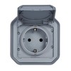 LEGRAND, Plexo New 069730L Surface-Mounted Socket Schuko Standard Including Hinged