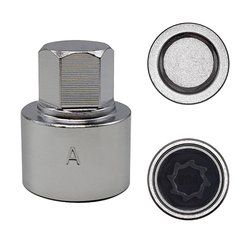 JEUCLEL 524 Wheel Locking Nut Key Compatible with VW VAG