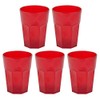 ENGELLAND - 5 x Plastic Cups Drinking Cups Red Cocktail