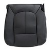 Priprilod Black Leather Driver Side Bottom Perforated Replacement Seat Cover