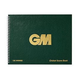 Gunn & Moore GM Wire Bound 100 Innings Scorebook - Green, 100 Innings