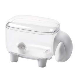 Parliky Cotton Swab Organizer Beauty Storage Box Makeup Organizers Cotton Pad Holder Vanity Organiser