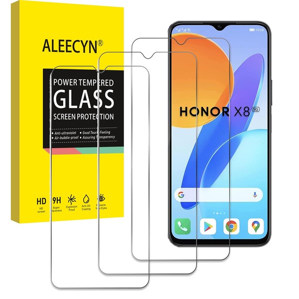 [Pack of 3] Screen Protector Compatible with Honor X8 5G