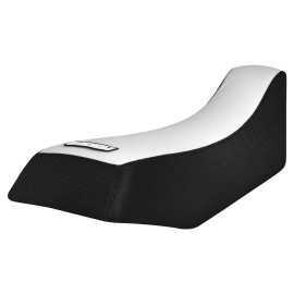 Honda Fourtrax TRX 70 Gripper Seat Cover 1986 - 1987 BLACK side - WHITE top #279