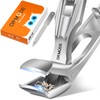 Toenail Clippers for Seniors Thick Toenails, Upgrade Angled Head Large