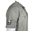 Embroidered Shop Shirt - Men's Warm Gray Electric Head X-Large
