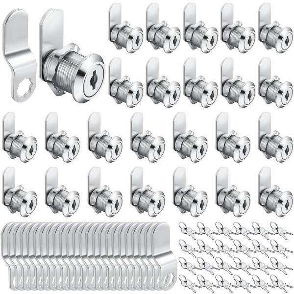 Kenning 24 Sets Cabinet Locks with Keys Cabinet Lock for