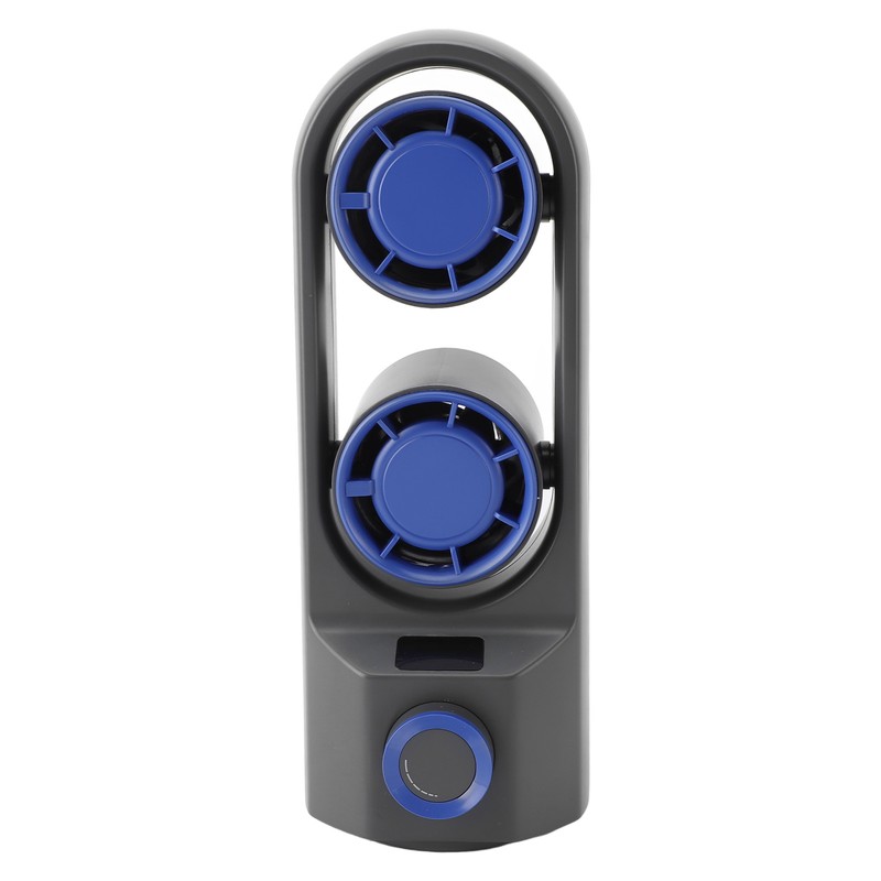 Desktop Tower Fan Profesional Efficient Stepless Speed Adjustable Dual Turbine
