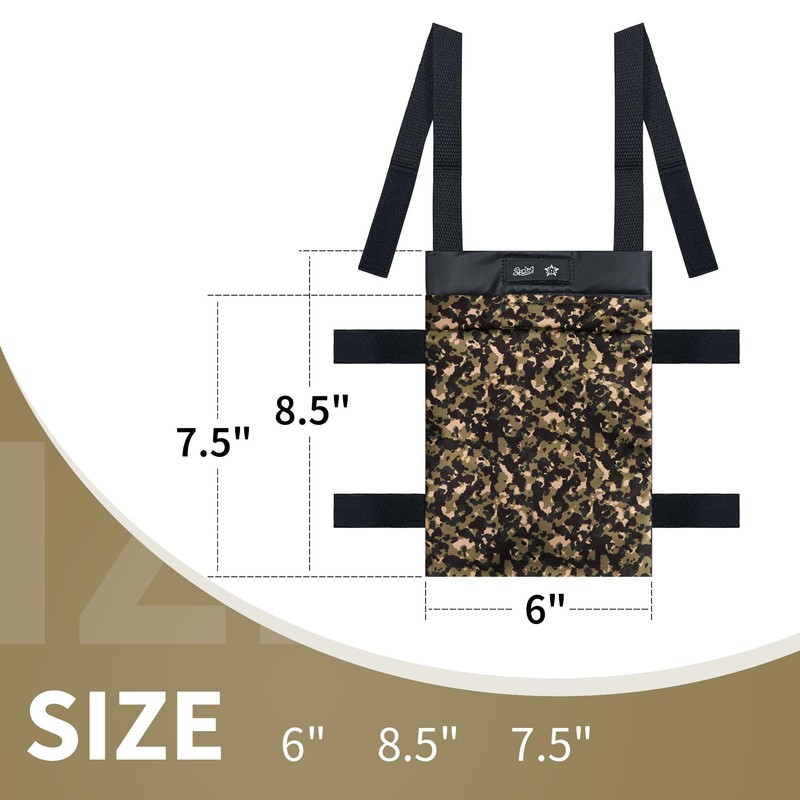SPRING SEAON Lightweight Underarm Crutch Bag with Large Storage –