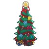 LED Christmas Decoration Light PVC Lighted Festival Window Silhouette Christmas
