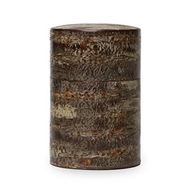 藤木 伝四郎 Shop Cherry Leather Total Leather Tea Container 霜降 Leather Medium Length