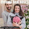 LatinaFlorista 300Pcs Premade Satin Ribbon Rose Petals Half-Finished for Eternal