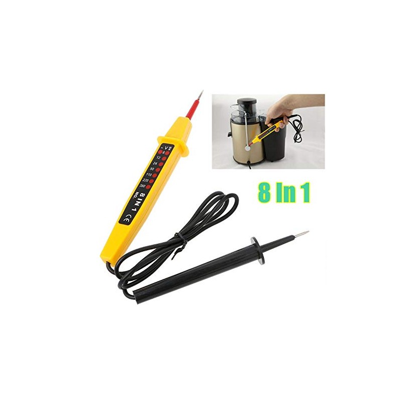 HugeAuto H844905 Electric Circuit Tester, 8 in 1 Voltage Tester