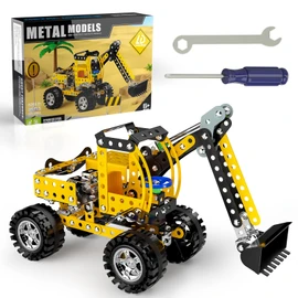 Lucky Doug Stem Building Projects Toys for Kids Boys 8 9 10 11 12 Year Old, Metal Building Construction Model kit, Building Blocks DIY Toy