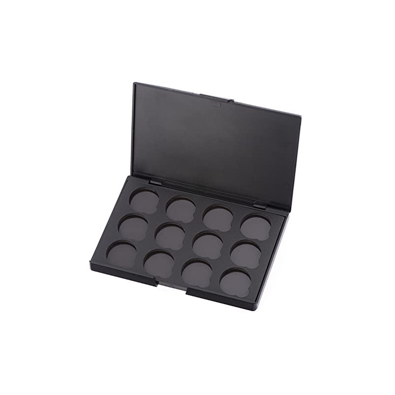 Allwon Empty Magnetic Eyeshadow Makeup Palette with 12Pcs 26mm Round