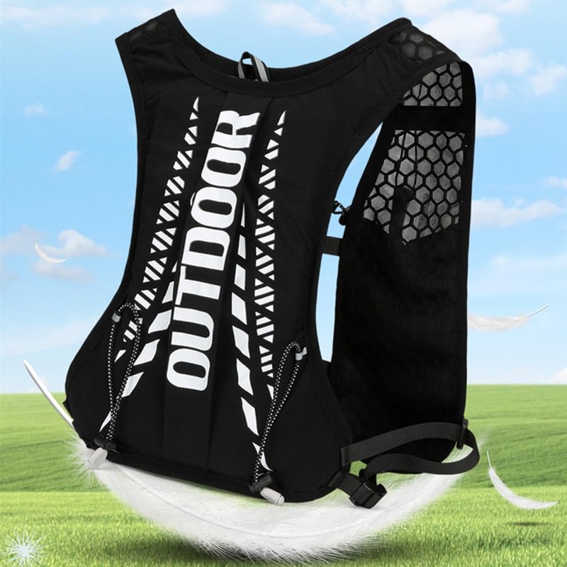 KAMCYCLE® Running Backpack with Hydration Bladder or Soft Hip Flask