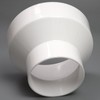 LOVIVER Air Duct Adapter 100mm to 75mm Accessory Pipe Fitting