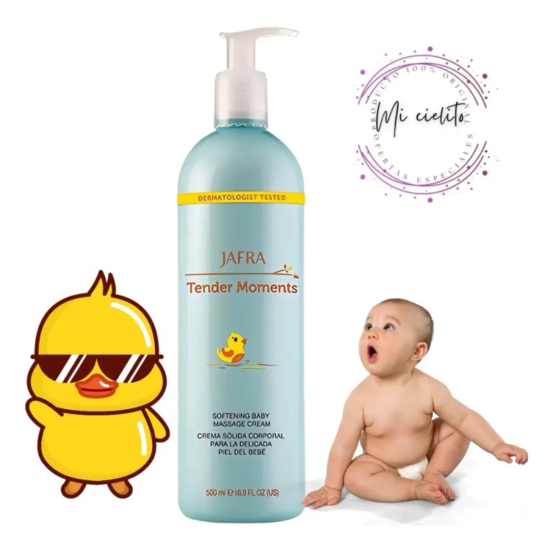 Jafra Tender Moments Crema Sólida Corporal Bebé 500 Ml