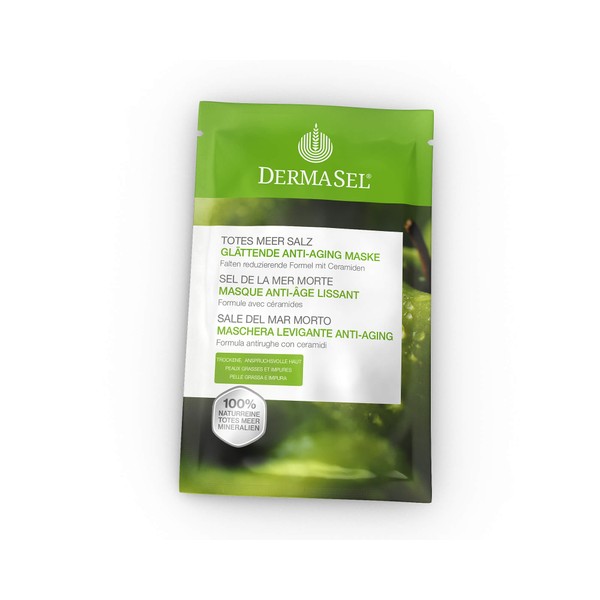 DERMASEL Totes Meer Mineralien glättende Anti-Aging Maske, 12 ml Face