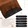 Full Shine Wire Hair Extensions for Women 12 Inch Hidden