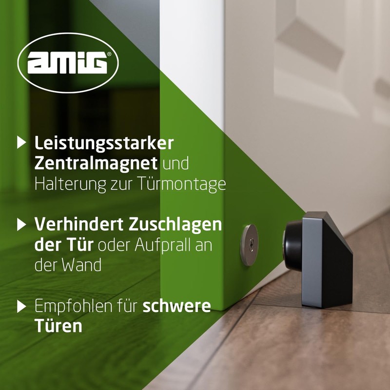 Amig - Magnetic Door Stop for Door Locking | Floor