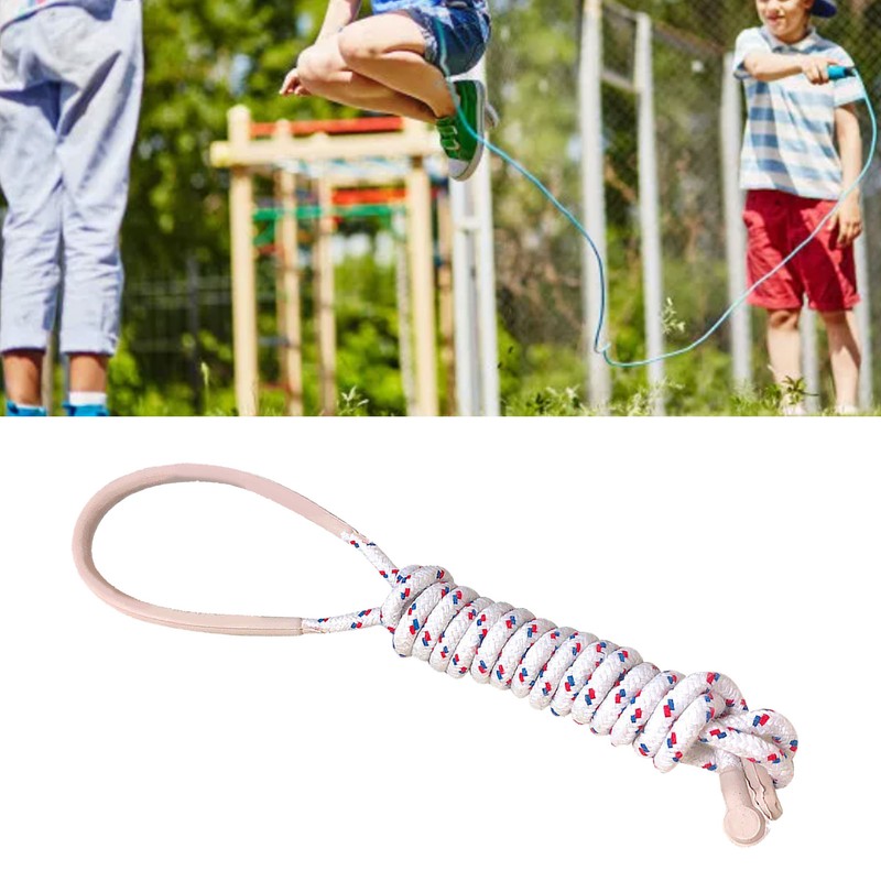 2Pcs Jump Rope Handleless Exam Skipping Rope for Kids Children