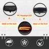 BINQIGOO LED Rear Bumper Reflector Lights Trim for Mazda CX-5