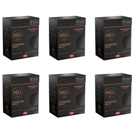 Mr and Mrs Mill Dark Roast Espresso K-fee® & Starbucks® Verismo* Compatible | 72 Count (6 boxes X 12 Pods) | Dark Roast Single Serve Espresso Pods (72, 12 Count (Pack of 6))