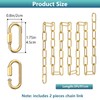 3 Feet Gold Light Fixture Chain, Metal Pendant Chandelier Chain,