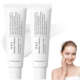 2PC 345 relief cream，345 humectante calmante reparador de la barrera facial，345 Intensive Repair Cream, crema 345 para Todo Tipo de Pieles