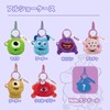 Plush Blind Case Pendant, Random Keychain, Cute Plush Character Fir