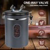 2800ML Airtight Coffee Canister with Date Tracker and Transparent Window,