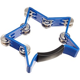 Kikutani Tambourine Star Shape Color MX-5 Blue