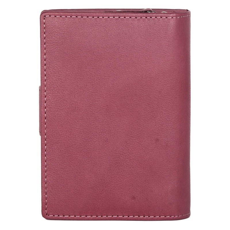 Ladies RFID Safe Designer Leather Purse Card Women Wallet Zip