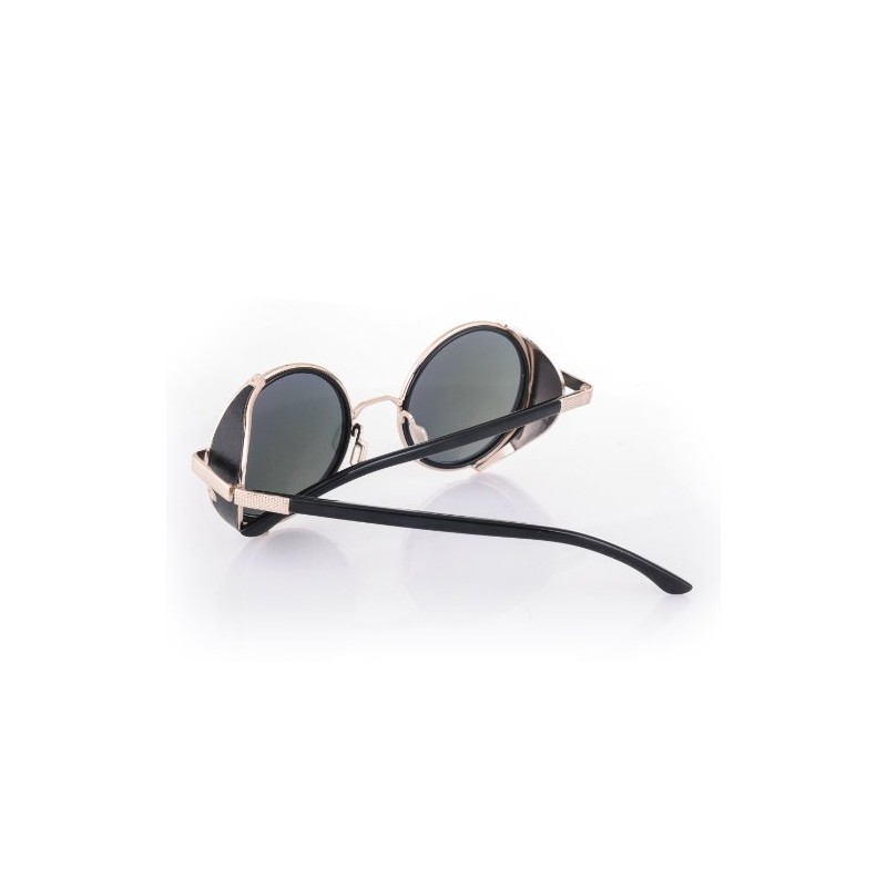 4sold® Steampunk Sunglasses 50s Round Glasses Copper Cyber Goggles Rave