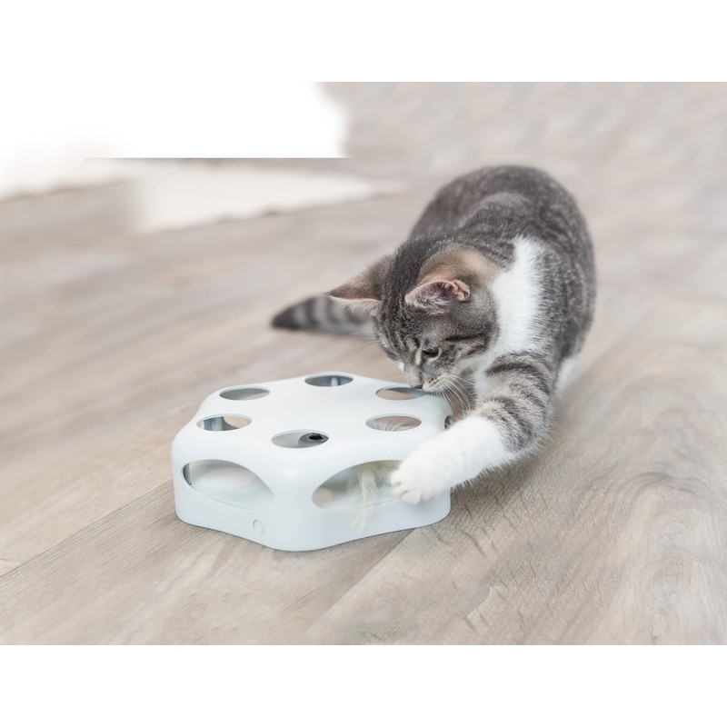 Trixie 46007 Turning Feather, Kunststoff, ø 22 cm, Grau, 1