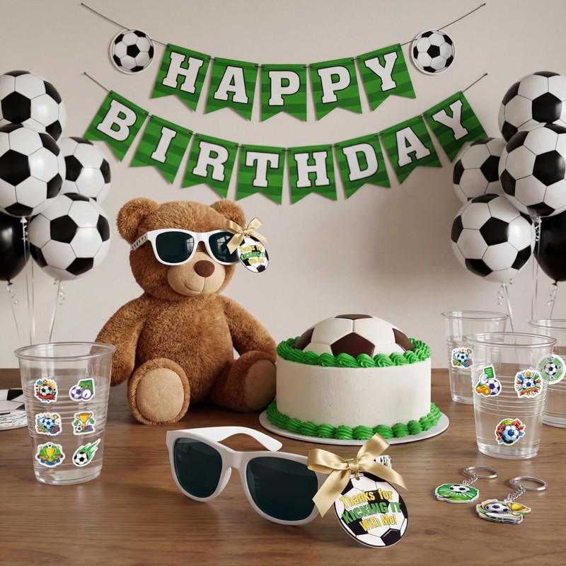 luck sea 12Sets Soccer Party Favors Sunglasses Gift Kit