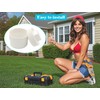 Sewer Cleanout Cap with Plug Pipe Fitting, 4 Inch PVC