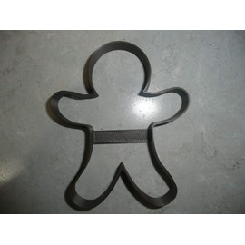 YNGLLC Gingerbread Man Outline Fairy Tale Christmas Character Cookie Cutter, Made in USA, 1 Piece