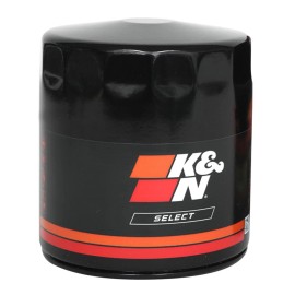 K&N SO-1010 Oil Filter High Flow Synthetic Fit, 11-17psi Valve, Easy Install, St