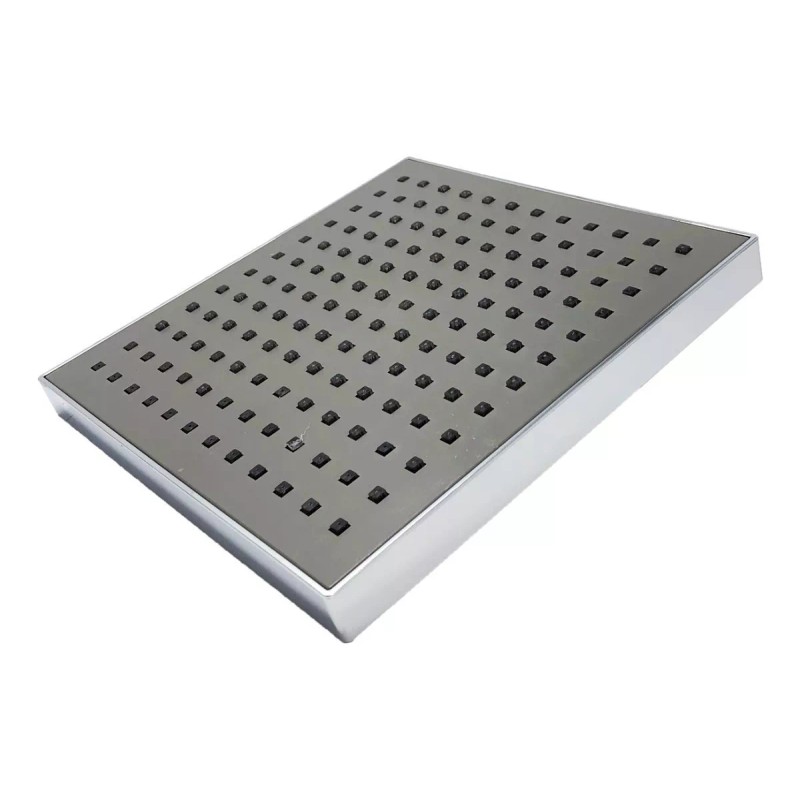 IML Regadera Cuadrada Antisarro 20cm + Tubo Redondo 50cm De