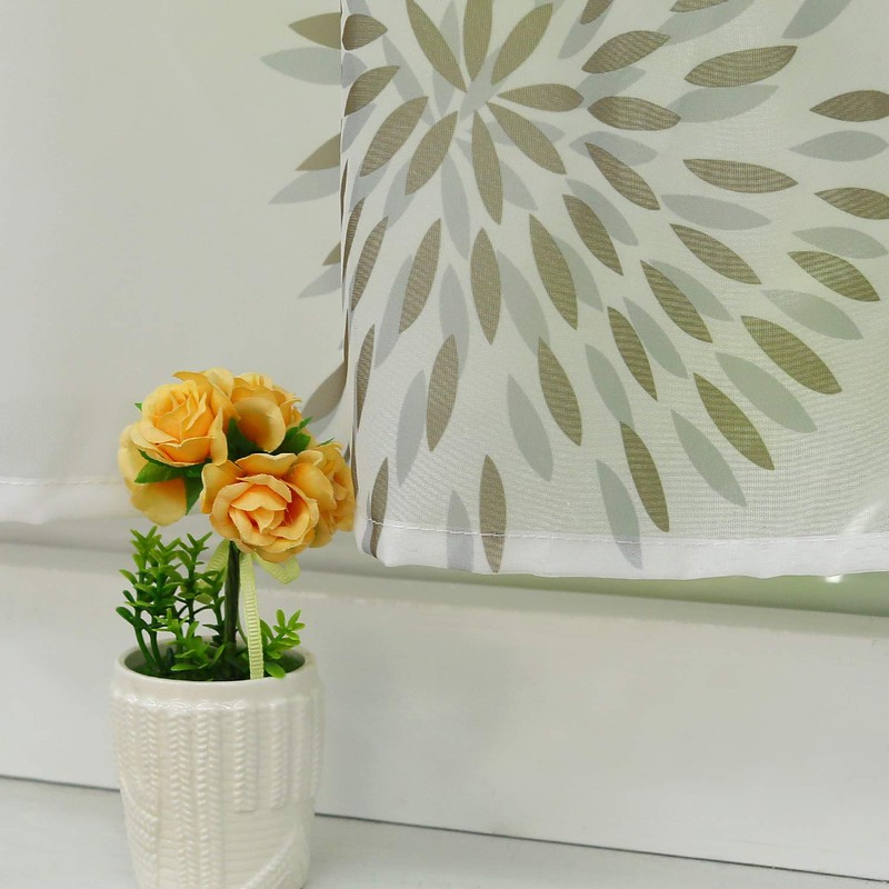 ESLIR Window Curtain Modern Bistro Curtain Kitchen Curtains Transparent Curtains