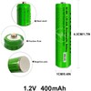 Nraonrn 4 Pack NI-MH AAA Rechargeable Battery for Panasonic, 1.2V