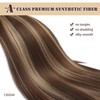 BARSDAR Drawstring Ponytail Extensions - 16 Inch Short Straight Drawstring