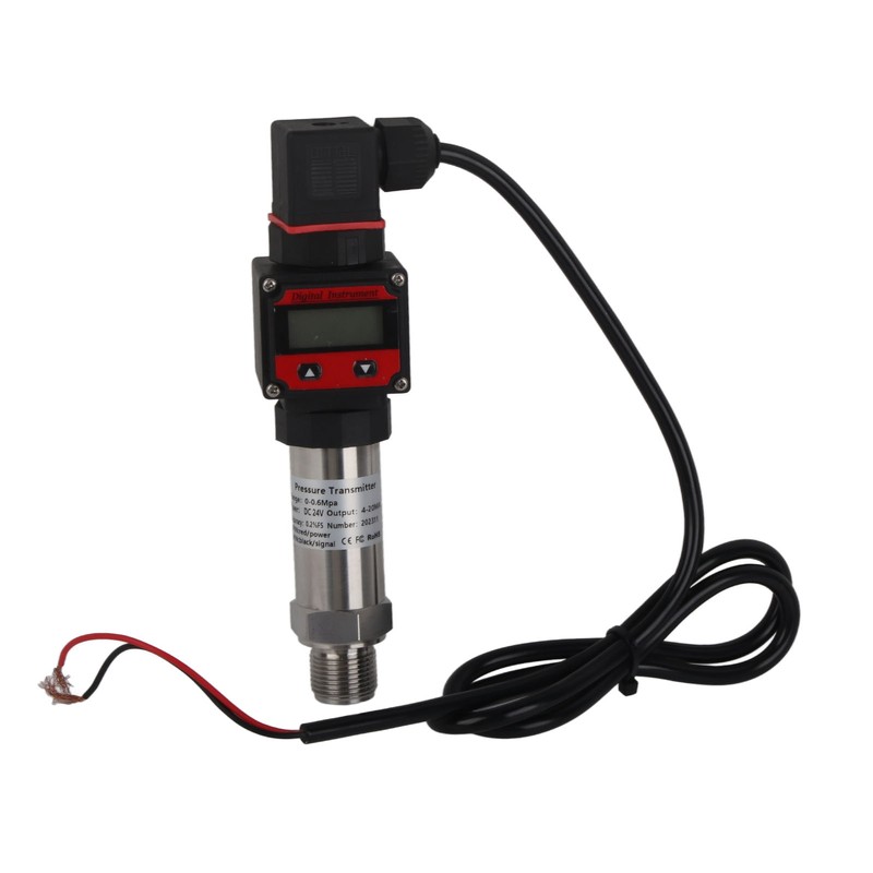Diffusion Silicon Pressure Transmitter Digital Water Air Pressure Transducer 24V