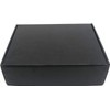 Black Shipping Boxes 10.6x6.5x2 Inch, Small Corrugated Cardboard Box 5