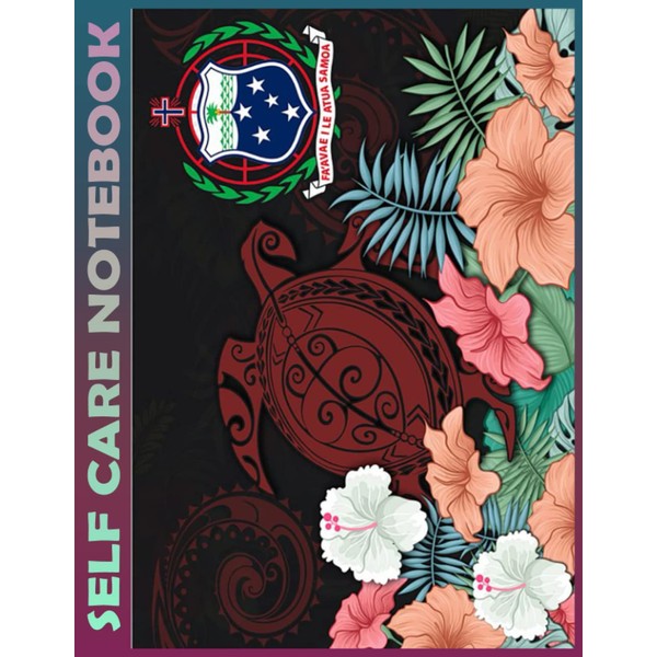 Self Care Notebook: Samoa My Self-Care, Fitness, Nutrition, Goal Planner