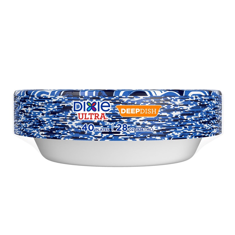 Dixie Ultra, Deep Dish Paper Plates, 28 Oz, 40 Count,