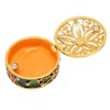 Metal Jewelry Box Innovative Exquisite Hand Painted Hinged Jewelry Organizer